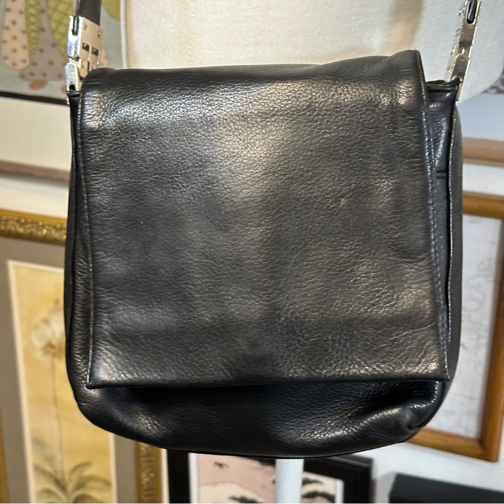 Perlina Leather Crossbody Bag